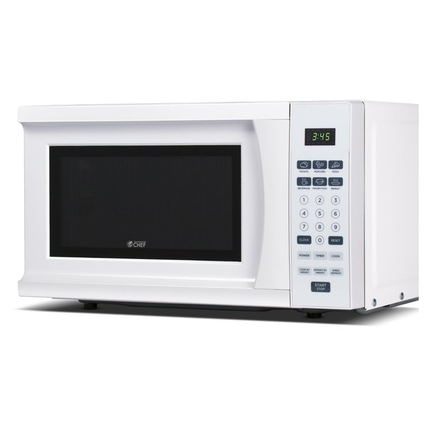 Commercial Chef Counter Top Microwave, 0.7 Cubic Feet CHM770W